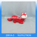 2016 New design ceramic home decoration in fox shape